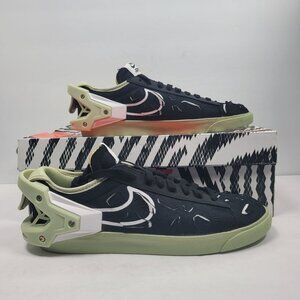 Nike Blazer Low Acronym Men's Black Olive Sneakers DO9373-001 US Size 8 NWB